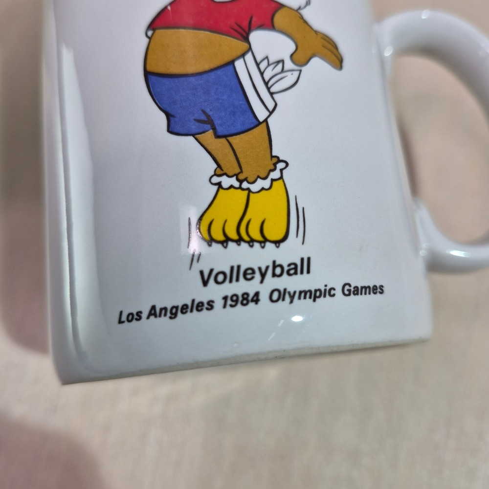 Los Angeles‎ 1984 Olympic Games Mascot Eagle Coffee Mug Cup Vintage Collectible - Picture 2 of 7
